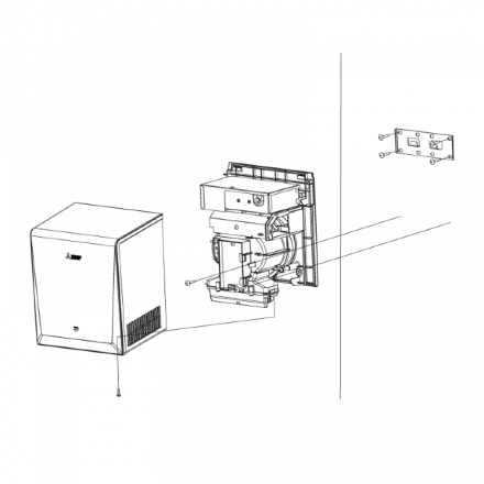 Mitsubishi Electric JT-S2A-W-NE cушилка для рук