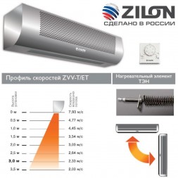 Zilon ZVV-9T 2.0 тепловая завеса