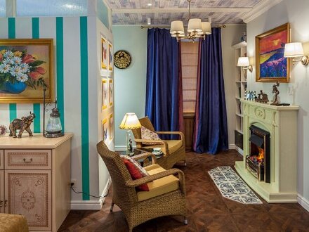 Каминокомплект Dimplex Florence - Слоновая кость с патиной с очагом Cavendish