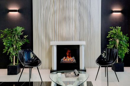 Каминокомплект Dimplex Vancouver - Фактурный белый с очагом Symphony 26&#039;&#039; DF2624-L