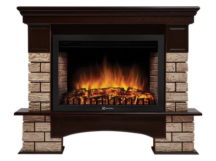 Портал Electrolux Forte Wood 30 камень коричневый, шпон темный дуб