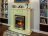 Каминокомплект Dimplex Florence - Слоновая кость с патиной с очагом Danville Antique Brass FB2