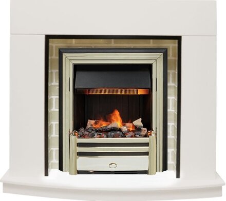 Каминокомплект Dimplex Montana - Белый с очагом Cavendish