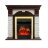 Каминокомплект Royal Flame Dublin - Темный дуб / Сланец белый с очагом Majestic FX Brass