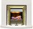 Каминокомплект Dimplex Montana - Белый с очагом Danville Antique Brass FB2