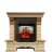 Каминокомплект Royal Flame Pierre Luxe - Дуб / Шампань с очагом Majestic FX M Black