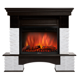 Портал Firelight Pietra Nuovo 30 сланец белый, шпон темный дуб