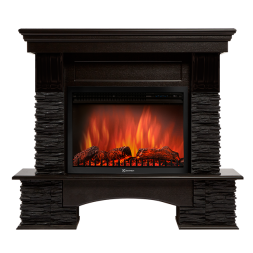 Портал Firelight Pietra Nuovo 30 сланец чёрный, шпон венге