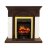 Каминокомплект Royal Flame Bern Сланец мелкий белый / Темный дуб с очагом Fobos FX Brass