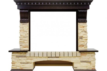 Каминокомплект Dimplex Pierre Luxe - Темный дуб / Сланец с очагом Symphony 26&#039;&#039; DF2624-L