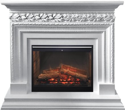 Каминокомплект Dimplex Valletta - Белый с очагом Symphony 30&#039;&#039; DF3020-INT