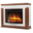 Портал Firelight Prestigio 30 кирпич белый, шпон дуб