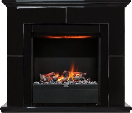 Каминокомплект Dimplex Suite Black - Черный лак с очагом Albany