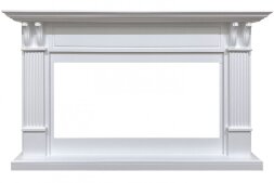 Каминокомплект Royal Flame Cardiff - Белый с очагом Vision 42 LED