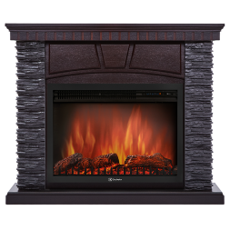 Портал Firelight Porto 30 сланец чёрный, шпон венге
