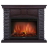 Портал Firelight Porto 30 сланец чёрный, шпон венге