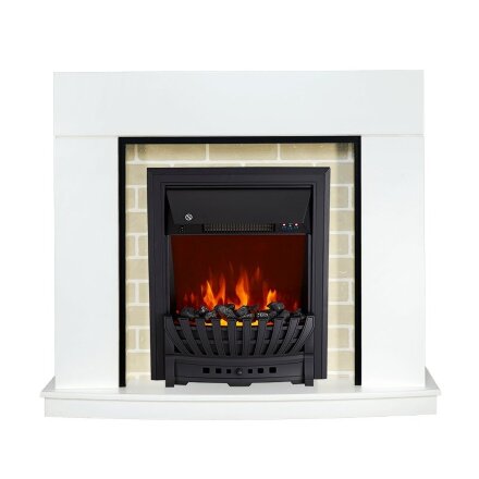 Каминокомплект Royal Flame Montana - Белый с очагом Aspen Black