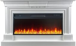 Каминокомплект Royal Flame Chelsea - Белый (Ширина 1350 мм) с очагом Vision 42 LED