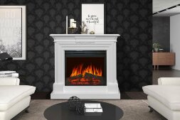 Каминокомплект Royal Flame Chelsea - Белый (Ширина 1350 мм) с очагом Vision 42 LED