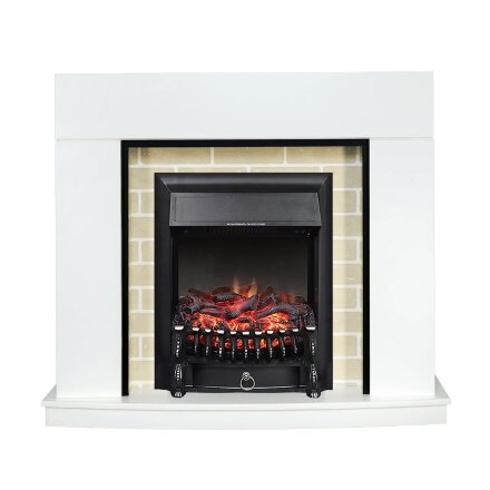 Каминокомплект Royal Flame Montana - Белый с очагом Fobos FX Black