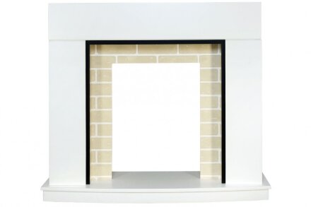 Каминокомплект Royal Flame Montana - Белый с очагом Fobos FX Black