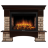Портал Firelight Forte Wood 30 камень коричневый, шпон темный дуб