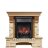 Каминокомплект Royal Flame Pierre Luxe - Дуб / Сланец с очагом Fobos FX Black