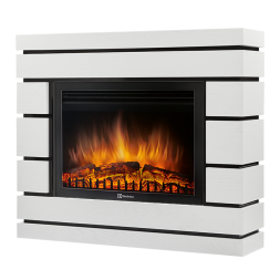 Портал Firelight Moderno 25 белый дуб