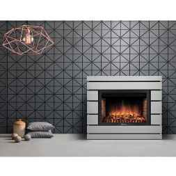 Портал Firelight Moderno 25 белый дуб