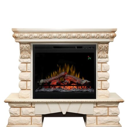Каминокомплект Dimplex Pierre Luxe Lord - Слоновая кость/Шампань с очагом Symphony 26&#039;&#039; DF2624-L