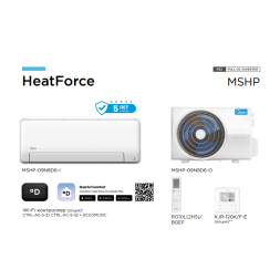 Midea MSHP-09N8D6-I/MSHP-09N8D6-O HeatForce инверторная сплит-система