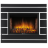 Портал Firelight Moderno 25 черный дуб