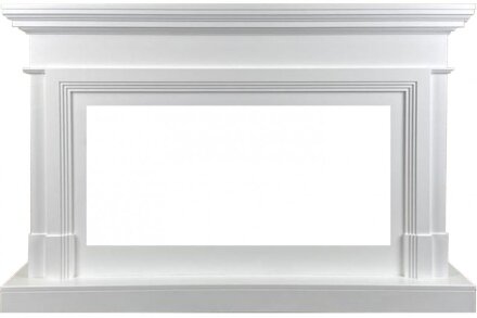 Каминокомплект Royal Flame Coventry - Белый (Ширина 1400 мм) с очагом Vision 42 LOG LED