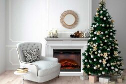 Каминокомплект Royal Flame Coventry - Белый (Ширина 1400 мм) с очагом Vision 42 LOG LED