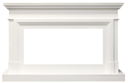 Каминокомплект Royal Flame Coventry - Белый (Ширина 1400 мм) с очагом Vision 42 LOG LED