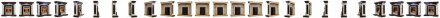 Каминокомплект Dimplex Glasgow - Темный дуб / Белый с очагом Danville Antique Brass FB2