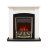 Каминокомплект Royal Flame Baltimore - Слоновая кость, черный с очагом Aspen Gold