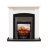 Каминокомплект Royal Flame Baltimore - Слоновая кость, черный с очагом Fobos FX M Black