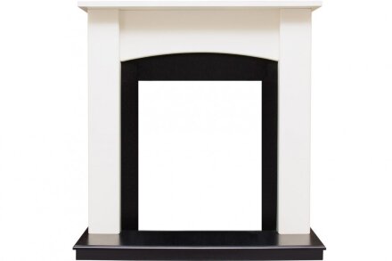 Каминокомплект Royal Flame Baltimore - Слоновая кость, черный с очагом Fobos FX M Black