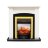 Каминокомплект Royal Flame Baltimore - Слоновая кость, черный с очагом Fobos FX M Brass