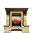 Каминокомплект Royal Flame Pierre Luxe - Темный дуб / Сланец с очагом Fobos FX M Brass