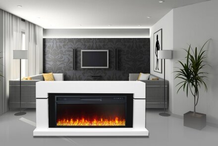 Каминокомплект Royal Flame Lindos Graphite Grey (Ширина 1520мм) с очагом Vision 42 LED