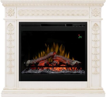 Каминокомплект Dimplex Milan - Слоновая кость с очагом Symphony 26&#039;&#039; DF2624-L