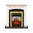 Каминокомплект Royal Flame Baltimore - Слоновая кость, черный с очагом Majestic FX M Brass