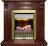 Каминокомплект Dimplex Sorrento угловой - Орех с очагом Danville Antique Brass FB2