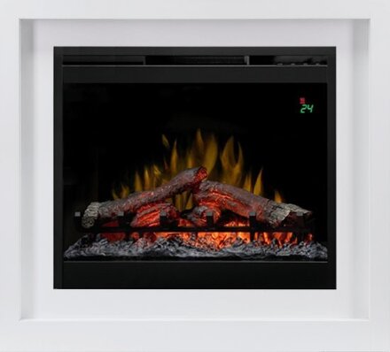 Каминокомплект Dimplex Bronx - Белый с очагом Symphony 26&#039;&#039; DF2624-L