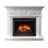 Каминокомплект Royal Flame Palace - Белый с серебром с очагом Vision 30 EF LED FX