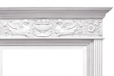 Каминокомплект Royal Flame Palace - Белый с серебром с очагом Vision 30 EF LED FX