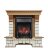 Каминокомплект Royal Flame Pierre Luxe - Дуб / Белый с очагом Fobos FX Black