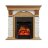 Каминокомплект Royal Flame Dublin - Дуб / Сланец белый с очагом Majestic FX Black